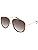 Gucci Pilot Urban Web Block Aviator Sunglasses