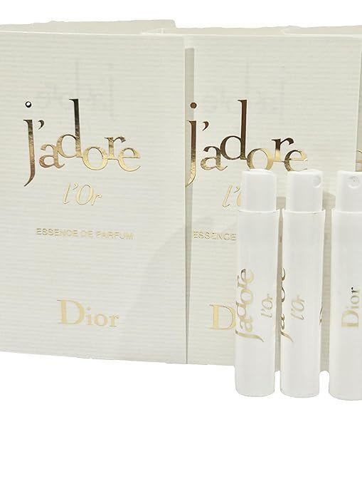 Dior Sample Perfume J'adore L'Or Essence De Parfum Sample Women 1 ml / 0.03 fl oz Set of 3