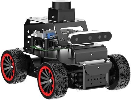 ROS2 Robot Car for RaspberryPi ChatGPT Large AI Model Programmable AI Vision Robot Ackermann Chassis SLAM Mapping Auto Driving Voice Control, Python Robotic for Adult, MentorPi A1 Standard & NO RPi