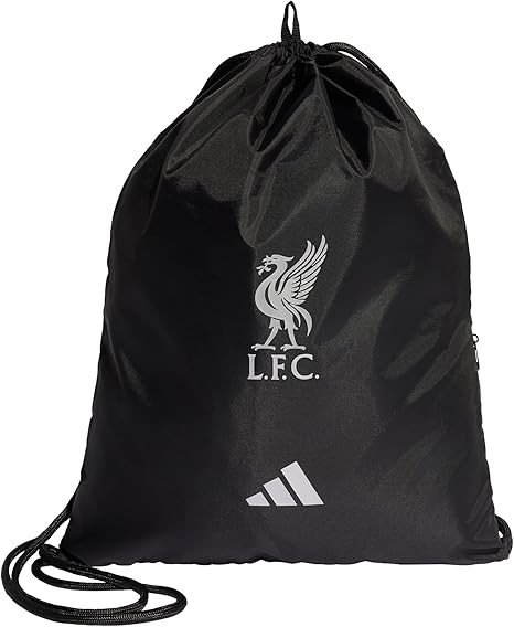 adidas Unisex-Adult Liverpool Fc Gym Sack, Black/Silver Metallic, No Size
